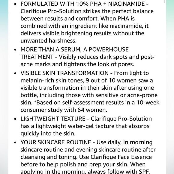 Lancôme Clarifique Refining Brightening Pro-Solution New FullSz 1oz - Picture 8 of 8